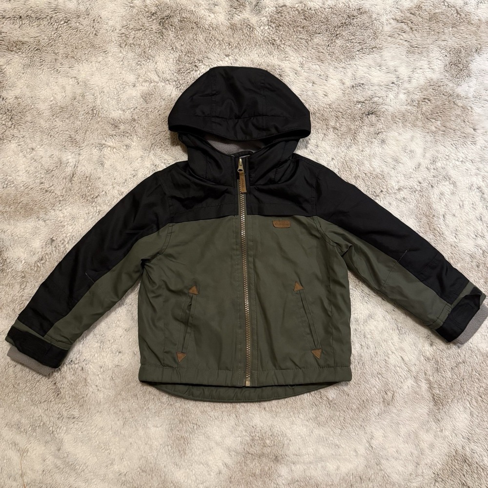 Eddie Bauer Green And Black Toddler Light Jacket Size 2T